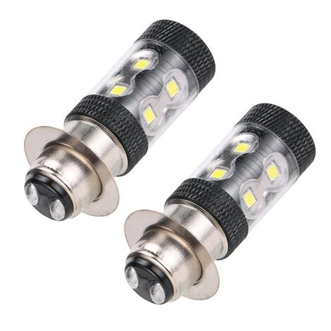 Sollbry 2 bombillas LED H6 para faros delanteros de motocicleta, compatibles con Yamaha ATV thsinde, H6/H6M/P15D 50 W.