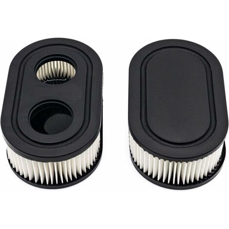 Sollbry 2 filtros para cortacésped, repuesto para Briggs Stratton, filtro de aire para cortacésped, filtro de aire para motor, reemplaza 798452, 593260 y 5432K, accesorios para cortacésped