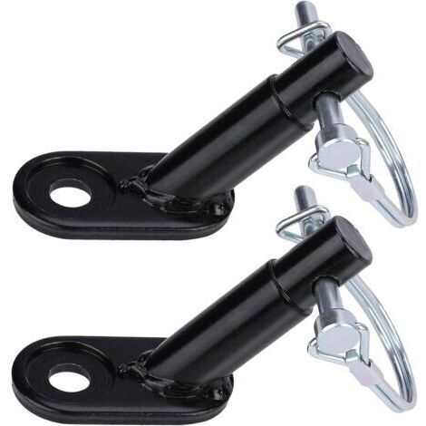 Sollbry 2 pcs Attelage de Remorque de Vélo, Attelage de Remorque de Vélo en Adaptateur, Coupleur de Remorque de Vélo de Attelage, pour Enfant Remorque Vélo Remorque Chien Remorque Tête Traction