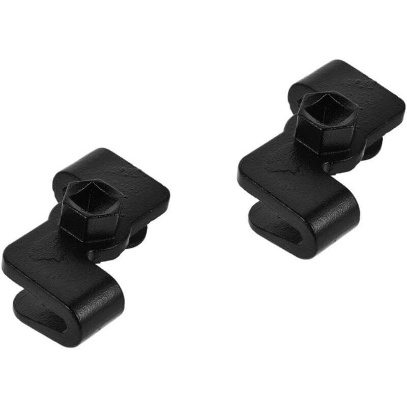 Sollbry - 2 Pièces Extension De Clé Outils Mécaniques Automobile Universel Clé Électrique Manchon Convertisseur Convient Clé Levier Adaptateur Clé