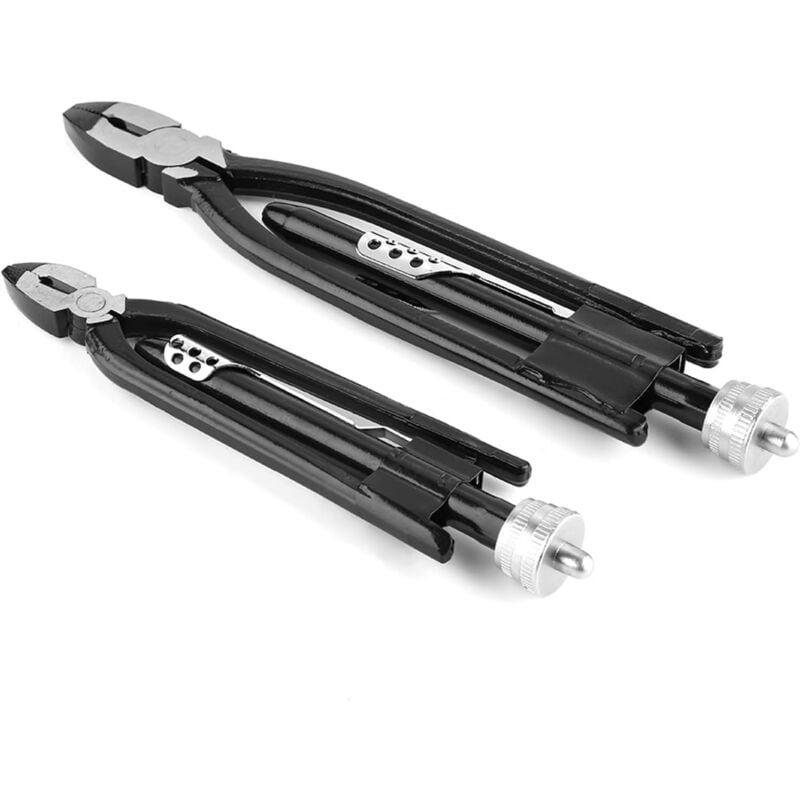 Sollbry 2 pièces Pince à freiner 6 inch 9 inch Pince à torsion pour fil de sécurité Twister Locking Acier à Haute Teneur en Carbone Pince à Fusible