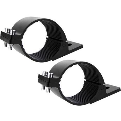 Sollbry 2 Pièces Support de Montage de Lumière Travail, 3 pouces 76 mm - 81 mm, Ajustable Universelle Pince de Tube de Barre Fixation Support Barre Led pour Tout-terrain Voiture Camion Moto SUV