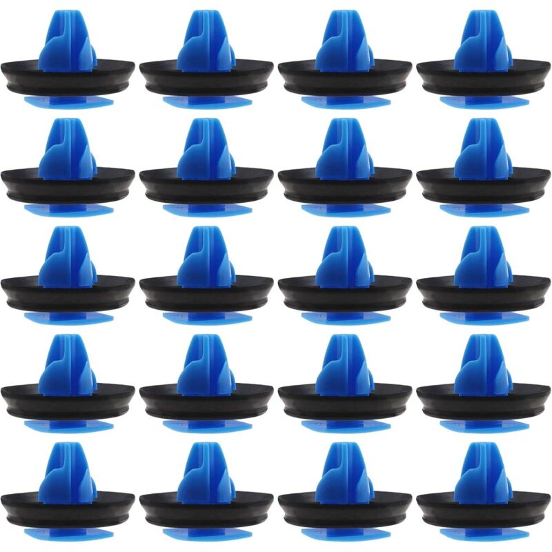 Sollbry - 20 clips para faldones laterales, clip de moldura de puerta, remache de retención de arco de rueda trasera 735537083, compatible con