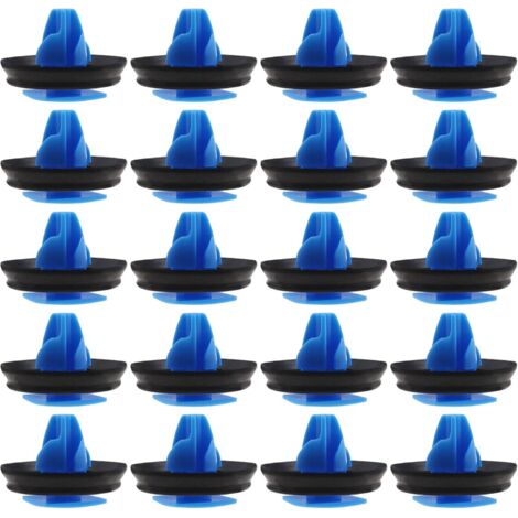 Sollbry 20 clips para faldones laterales, clip de moldura de puerta, remache de retención de arco de rueda trasera 735537083, compatible con furgoneta Panda Cross 500X