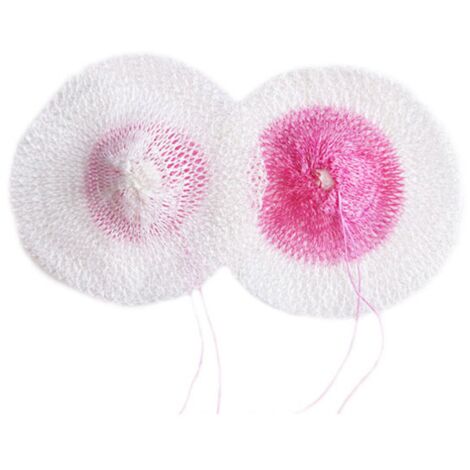 Sollbry 20 Pcs Universal Gas Lamp Mantles Replacement for Incandescent Gas Lamp Lightweight Mesh Kerosene Mantles with Cord for Camping, Hiking, Camping - White and Pink