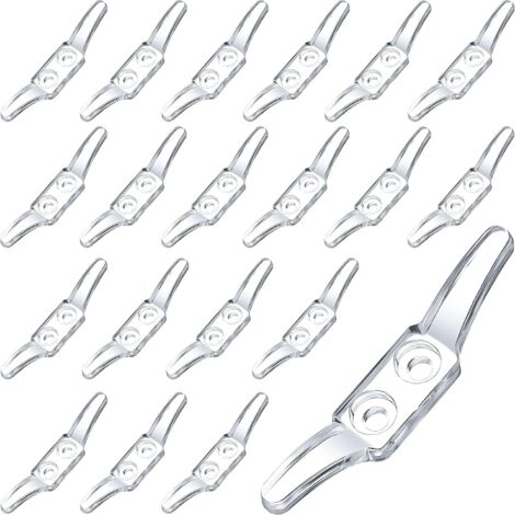 Sollbry 20 PièCes Cordon Aveugle Taquet de SéCurité Aveugle Corde Taquet FenêTre Cordon Taquet pour Bureau à Domicile Stores Rideaux Rideaux Pare-Soleil Cordes