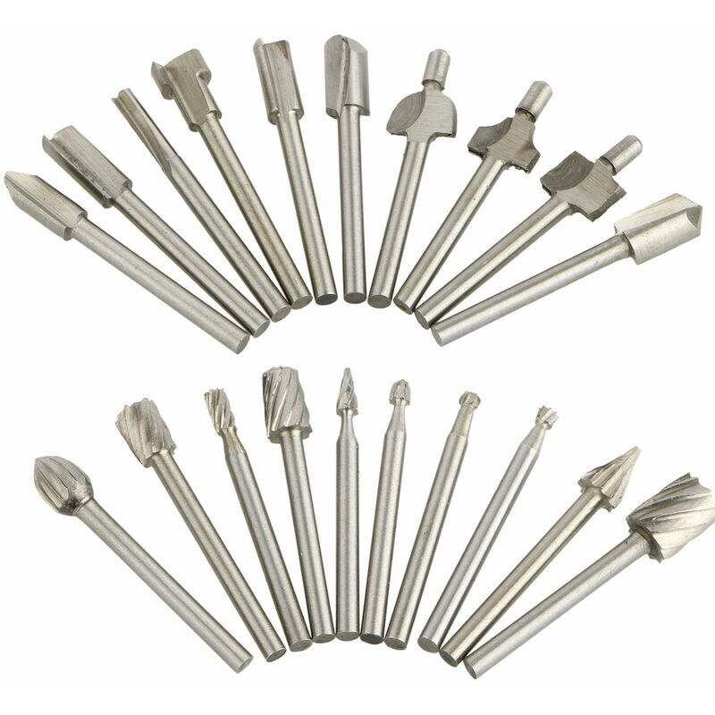 Image of 20er-Pack Dremel-Wolframkarbid-Fräser, Rotationsschleifer-Bohrer - Sollbry