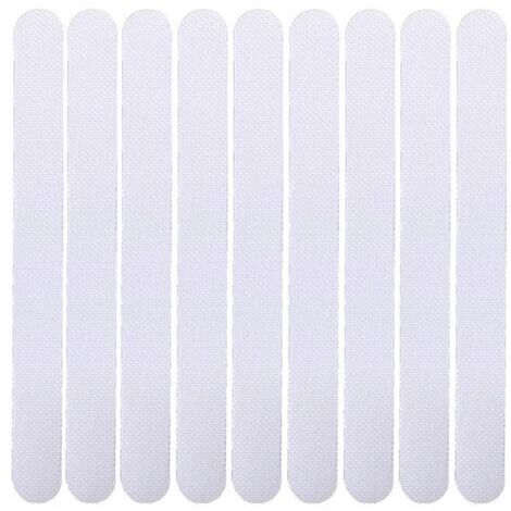 Sollbry 24 Pièces Bandes Antidérapants pour Salle de Bain, Autocollants Antidérapants, Bande Anti-dérapant de Douche Transparente, pour Sall de Bain,Baignoires,marches d’escalier, Piscine d’Enfants 2
