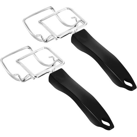 Sollbry 2er-Pack Heißluftfritteuse-Zangen, Toaster-Ofenblech, Gitterentferner, Ofengestell-Entferner