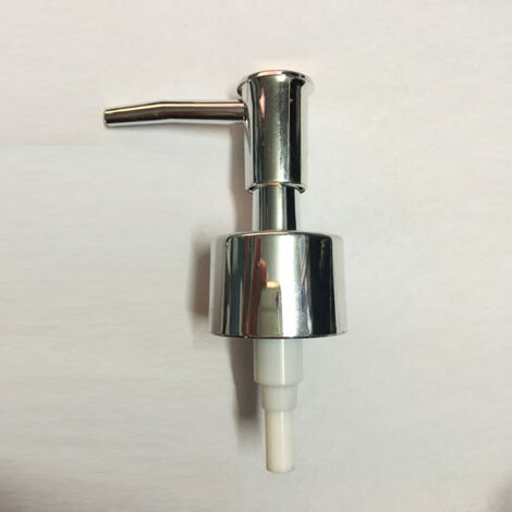 Sollbry 2er-Pack Seifenspender-Ersatzpumpen, Seifen- und Lotionspender-Ersatzpumpenkopf, Handseifenspenderkopf, für Lotionsflasche (Silber, 93 mm)