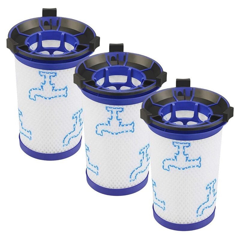 3pcs Filtres de Rechange pour Rowenta Air Force 360 RH9051WO RH9057WO RH9059WO RH9081WO RH9086WO & Tefal Air Force 360 Aspirateur, Accessoires de