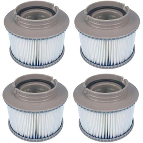 Sollbry 4 cartuchos de filtro para piscinas, jacuzzis y spas inflables.
