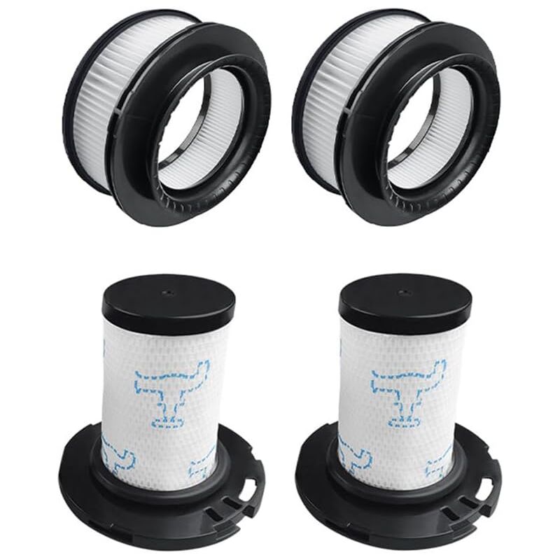 4 Kit de filtration pour Aspirateur Rowenta X-Force Flex 11.60 12.60 14.60 15.60 pour RH98xx (Remplacement Filtre après moteur ZR009008 et Filtre en