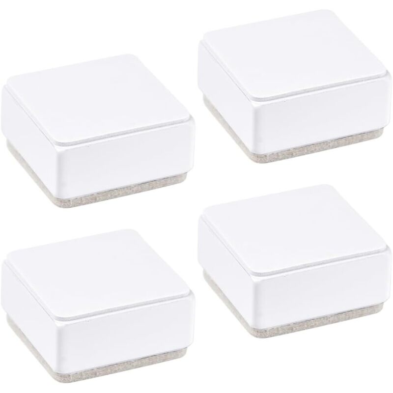 Sollbry - 4 pcs Rehausseur de Meubles en Acier Carbone de 3 cm Rehausseur Pieds de Lit 6 cm de Diamètre Rehausseur de Lit Antidérapant Élévatrice