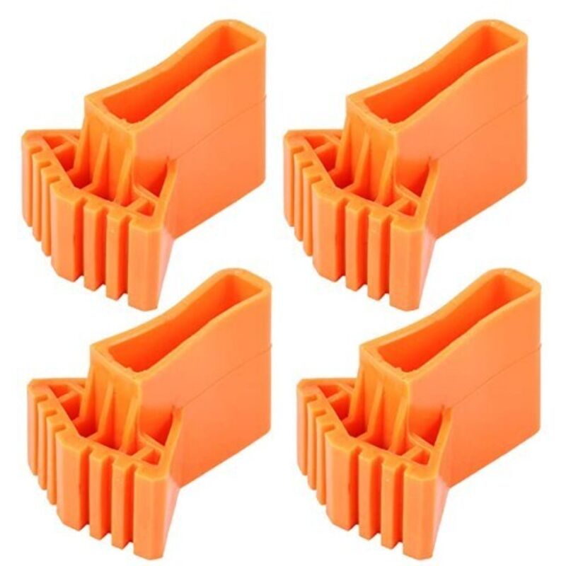 Sollbry 4 Pièces Couvre-Pieds D'échelle Pieds Antidérapants en pour Échelle Pieds D'échelle en Pieds D'échelle de Rechange, pour Échelles