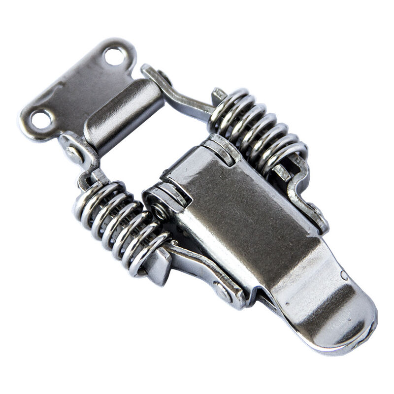 Sollbry - 4 Pièces Loquet de Serrage en Acier Inoxydable Loquet de Boîte de Verrouillage à Levier Fermeture à Levier Moraillon de Porte Loquet à