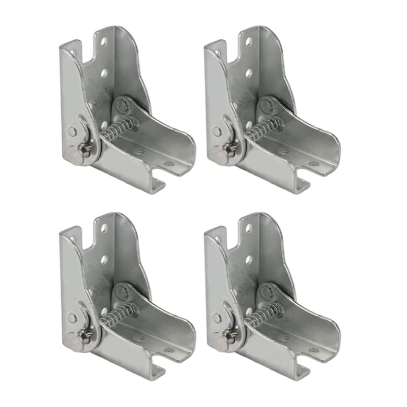 Sollbry - 4 Pièces Supports Pieds Table Rabattable Charnière, Charnières Autobloquantes, Charnières de Pied de Table Pliantes, les Pieds de Table et