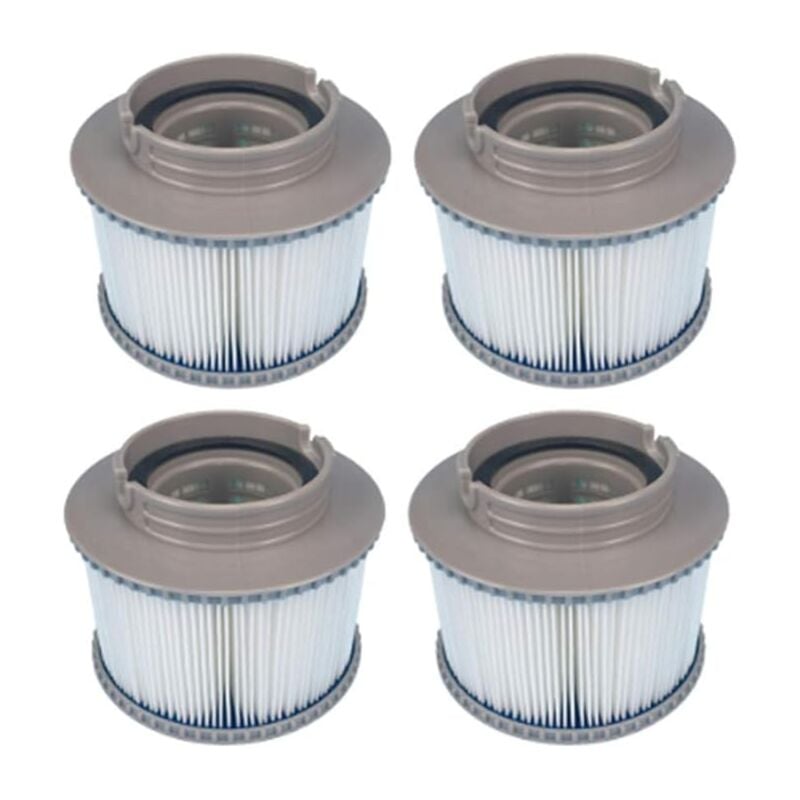 4pcs, cartouche de filtre pour piscine, bain à remous et Spa cartouche de filtre de piscine gonflable - Sollbry