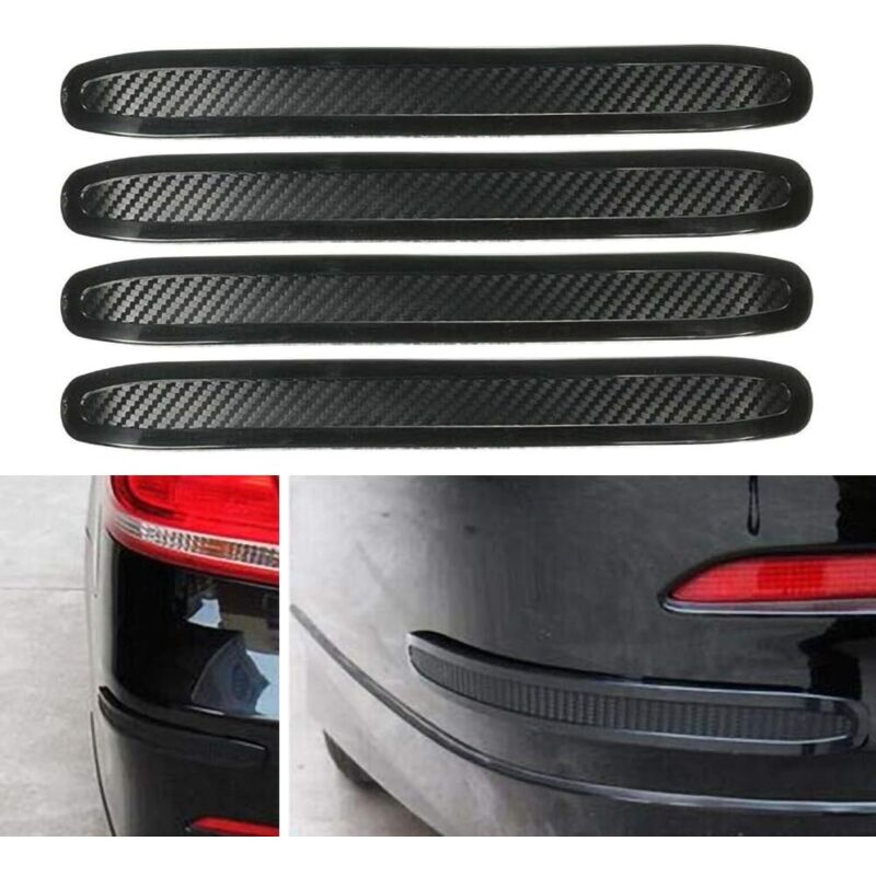 Sollbry - 4pcs Universelle Bande de Caoutchouc de Pare-Chocs de Voiture Bande de Protection Anti-frottement Garde pièces