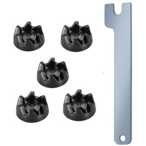 Sollbry 5Pcs Mélangeur En Caoutchouc Coupleur Engrenage Embrayage Avec Outil De Suppression Pour Kitchenaid 9704230
