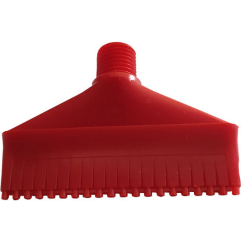 Sollbry 6 boquillas de soplado macho BSPT1/4, boquilla de aire plana ABS para accesorios de máquinas de aire comprimido, color rojo