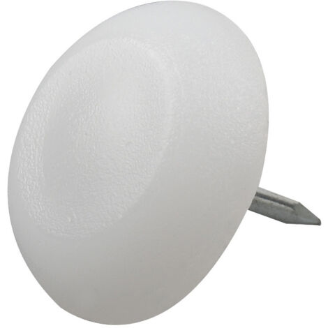 Sollbry 60 protectores de muebles redondos de 12 mm x 5 mm para clavar en patas de mesas y sillas.