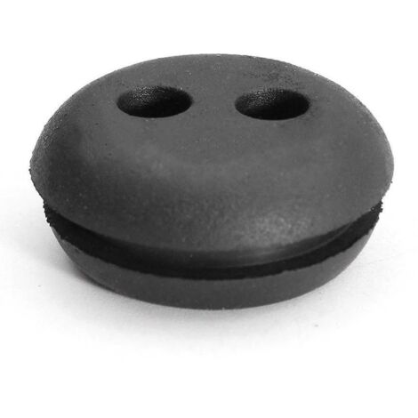 Sollbry 6er-Pack schwarze Gummitüllen für Rasenmäher, Gebläse, Kraftstofftank, Gummitüllen (24 x 20 x 11 mm)