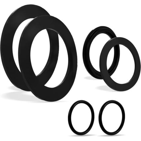 Sollbry 6pcs Rubber Washers with O-Ring, Large Assortment of Rubber Washers for Intex Pool Valves 10745, 10262, 10255