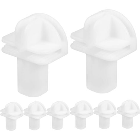 Sollbry 8 Pièces Boucle De Clôture De Porte D'Armoire  Cube Fil Cube Connecteurs Cube Étagère Étagère Métallique Fil D'Étagères Cube Connecteurs D'Étagères Connecteur Fil Grille Cube