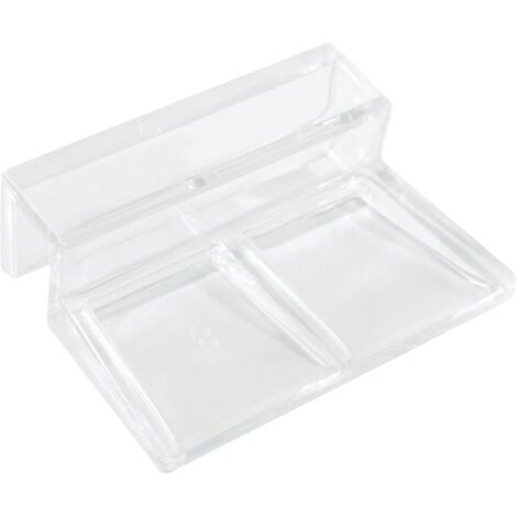 Sollbry 8 Stück Acryl-Aquarium-Deckel-Clip, Klarglas-Aquarium-Deckel-Clip-Halter, universelle Deckel-Clips für randlose Aquarien (8 mm)