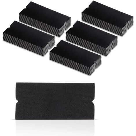 Sollbry Accesorios para rasqueta de fieltro de tela, antirayaduras, suave, húmedo y seco, para envolver coches, 50 unidades (no incluye rasqueta)