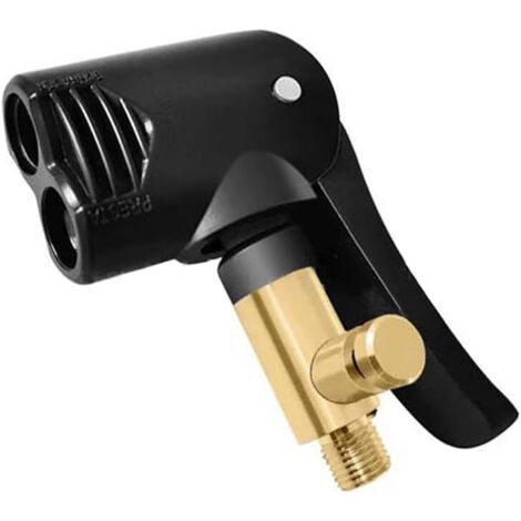 Sollbry Adaptador de válvula para neumáticos de coche, boquilla de inflado, adaptador de válvula de palanca para coche, adaptador de válvula para neumáticos, adaptador de válvula para bomba de aire (2