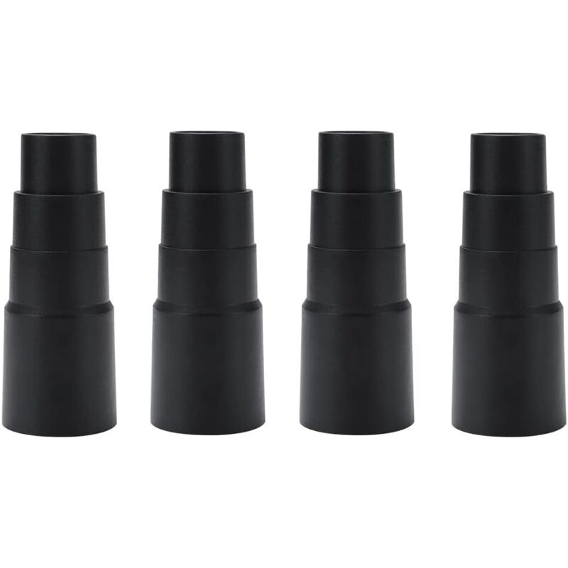 Adaptador universal de manguera de aspiradora (4 unidades) para manguera de extracción de polvo, para lijadora, taladro, sierra de calar y taladro de