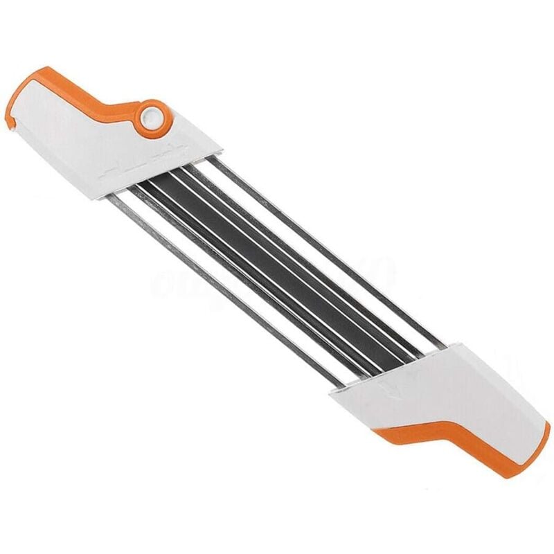 Sollbry - Affûteuse De Lime à Chaîne pour Tronçonneuse en Métal 2 en 1, 4,8 Mm
