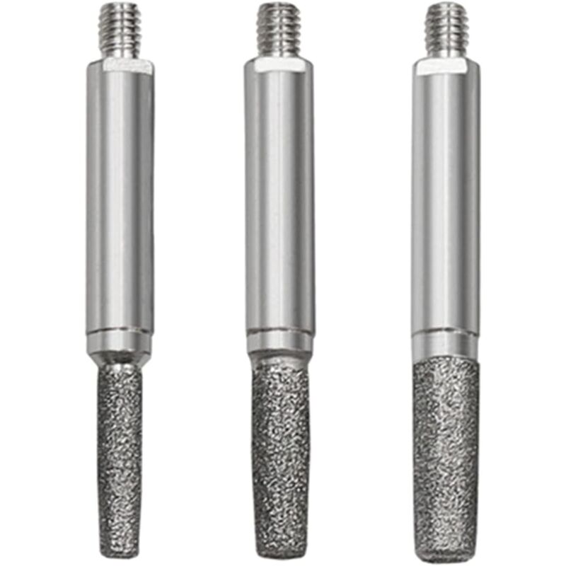 Sollbry - Afilador de cadena eléctrico portátil, piedra de afilar, barra de afilar, accesorios para cadenas de carpintería, varilla de afilar