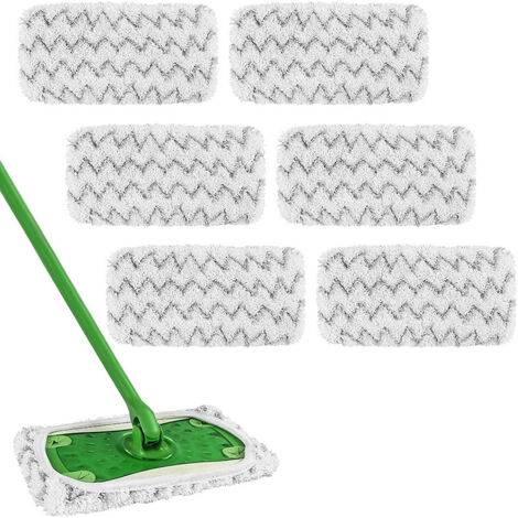 Sollbry Almohadilla de limpieza reutilizable de fibra ultrafina, adecuada para la limpieza de múltiples superficies, relleno seco y húmedo de todo tipo de pisos duros.