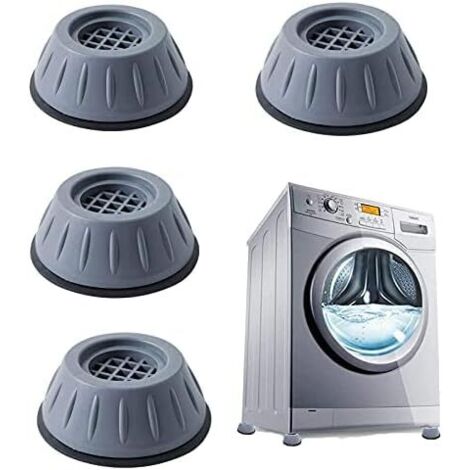 Sollbry Almohadillas antivibración, 4 unidades, para lavadoras, secadoras y refrigeradores (4 unidades)