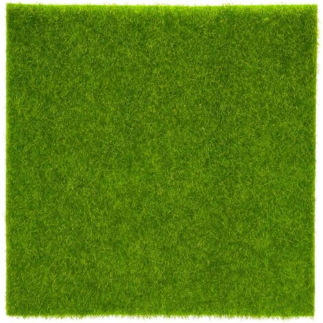 Sollbry Artificial Grass Mat, Lawn Landscape Patio Synthetic Turf Carpet Fake Grass Mat for Indoor Outdoor Garden(300x300mm)