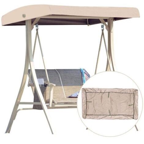 Sollbry Auvent de remplacement pour siège de balançoire de jardin, couverture de hamac