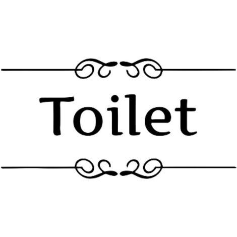 Sollbry Badezimmer-Wandaufkleber für Toilette, Badezimmer-Wandaufkleber, Türaufkleber