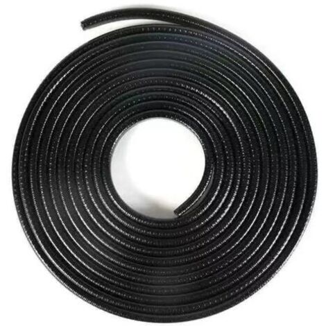 Garniture De Bord En U Caoutchouc Uxcell - 6,5 Pieds - Noir - Pour Bord 0,8 à 1,5 Mm