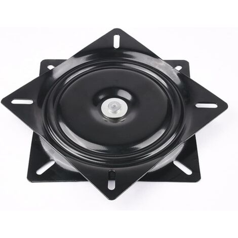 Sollbry Bandeja giratoria cuadrada resistente de 15 cm con rodamiento de bolas de acero y base giratoria de 360° para taburete de bar, silla, mesa de TV, barra y asiento giratorio de barco.