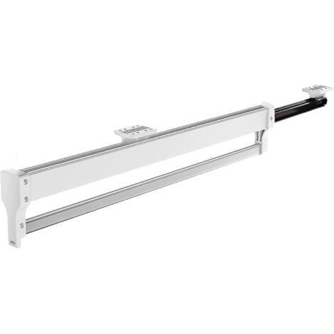 Sollbry Barra deslizante ajustable para armario, de acero resistente, con montaje superior (292 mm)