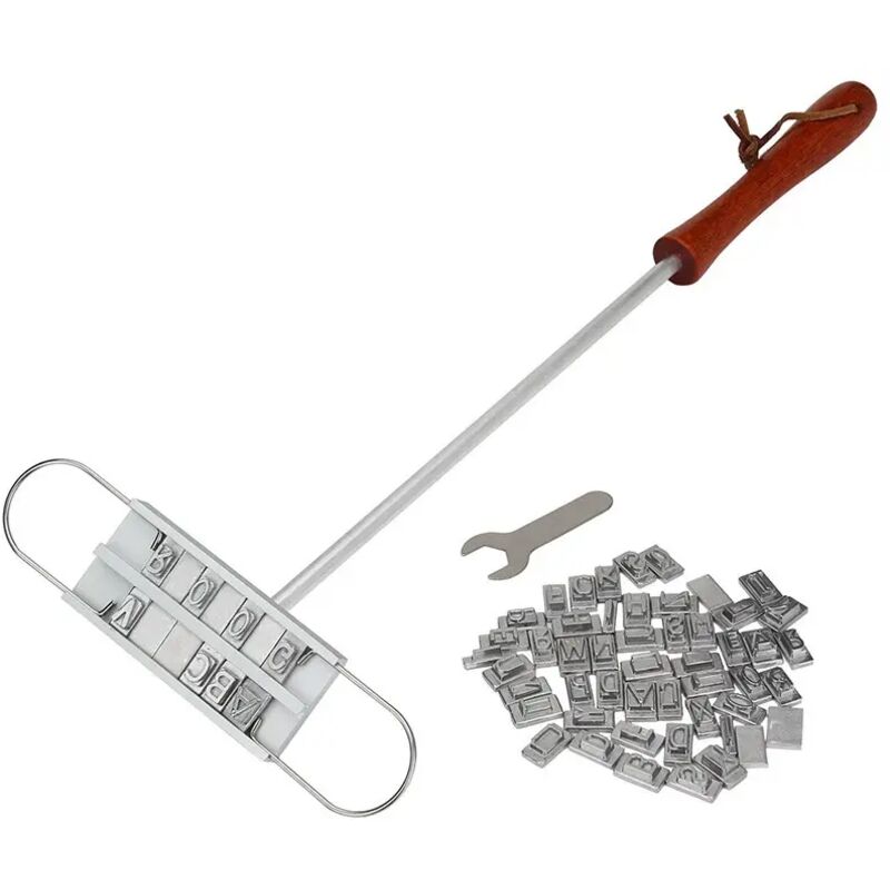 Bbq barbecue Grill Branding fer amovibles bricolage viande Steak Burger bbq Tool Set(40.54cm) - Sollbry