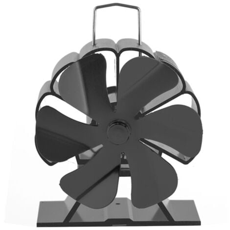 Sollbry Blades Stove Fan Quiet Heat Powered Wood Stove Fan for Wood Stove/Fireplace/Log Burner