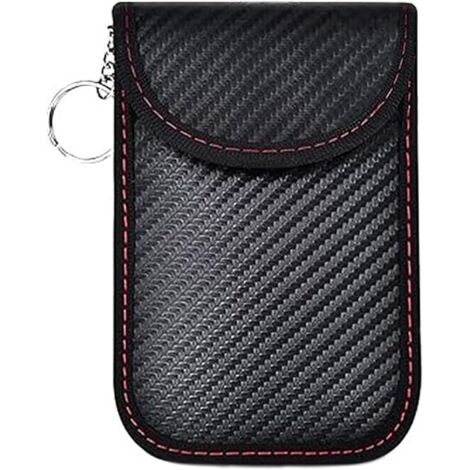 Sollbry Bolsa Faraday con bloqueo de señal, funda anti-RFID para llave de coche, funda protectora para llave de coche, funda protectora para llave de coche, fundas con bloqueo de señal RFID, para llav