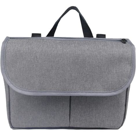 Sollbry Bolsillos laterales para silla de ruedas, organizador lateral para reposabrazos de silla de ruedas eléctrica, sillones, gris