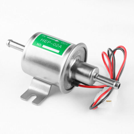 Sollbry Bomba de transferencia de combustible eléctrica de 12 V para motores diésel y gasolina, baja presión, 12 voltios, OEM n.° HEP-02A HEP02A