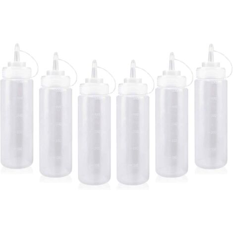 Bottiglia Per Salsa In Plastica 700 Ml - Per Condimenti, Vinaigrette, Cioccolato - Foto 10