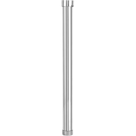 Sollbry Bras de Douche 30cm, Extension de Bras de Douche de G3 / 4, Rallonge de Pomme de Douche, Pomme de Inférieure Tube de Cuivre Chromé Accessoire Extension de Pomme de Douche